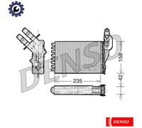 HEAT EXCHANGER INTERIOR HEATING DRR23001 FOR RENAULT D7F720/710/722/746 1.1L