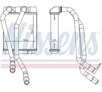 HEAT EXCHANGER INTERIOR HEATING FITS: DACIA LODGY 1.5 DCI/1.6 LPG .DACIA DUST