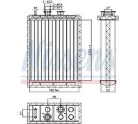 HEAT EXCHANGER INTERIOR HEATING FITS: VOLVO XC90 II T6 AWD/D5 AWD/T8 HYBRID A