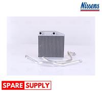HEAT EXCHANGER, INTERIOR HEATING FOR ABARTH GRANDE PUNTO PUNTO NISSENS 71163