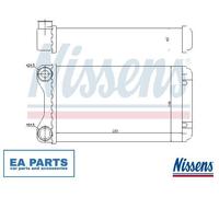 Heat Exchanger, interior heating for AUDI A4 NISSENS 70226