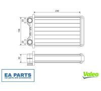 Heat Exchanger, interior heating for AUDI A4 VALEO 812255