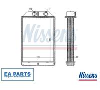 Heat Exchanger, interior heating for AUDI A6 ALLROAD C5 NISSENS 70234