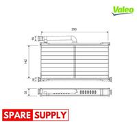 HEAT EXCHANGER, INTERIOR HEATING FOR AUDI A6 VALEO 811527