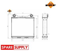 HEAT EXCHANGER, INTERIOR HEATING FOR AUDI A8 NRF 54421