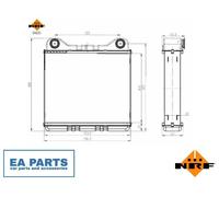 Heat Exchanger, interior heating for AUDI A8 NRF 54421 NEW