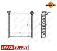 HEAT EXCHANGER, INTERIOR HEATING FOR AUDI CUPRA SEAT NRF 54342