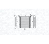 MAGNETI MARELLI 350218448000 Heater matrix