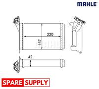 HEAT EXCHANGER, INTERIOR HEATING FOR BMW E30 MAHLE AH 95 000S