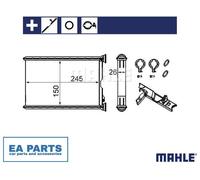 Heat Exchanger, interior heating for BMW E81 E87 E88 E82 MAHLE AH 242 000S