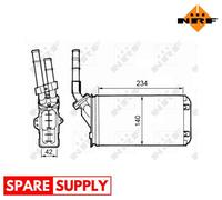 HEAT EXCHANGER, INTERIOR HEATING FOR CITROËN AX NRF 58643