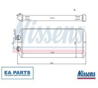 Heat Exchanger, interior heating for CITROËN BERLINGO NISSENS 71164