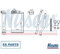 Heat Exchanger, interior heating for CITROËN C1 NISSENS 707270