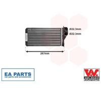 Heat Exchanger, interior heating for CITROËN C2 VAN WEZEL 09006232