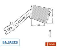 Heat Exchanger, interior heating for FIAT 500 DENSO DRR09043