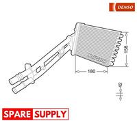 HEAT EXCHANGER, INTERIOR HEATING FOR FIAT 500 DENSO DRR09043