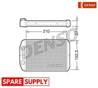 HEAT EXCHANGER, INTERIOR HEATING FOR FIAT BRAVO DENSO DRR09073