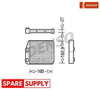 HEAT EXCHANGER, INTERIOR HEATING FOR FIAT DUCATO BUS DENSO DRR09035