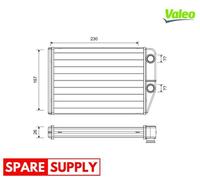 HEAT EXCHANGER, INTERIOR HEATING FOR FIAT DUCATO VALEO 811514