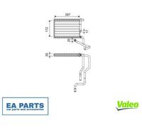Heat Exchanger, interior heating for HONDA ACCORD EURO VALEO 811579