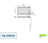 Heat Exchanger, interior heating for HONDA BALLADE VALEO 811578
