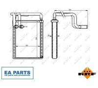 Heat Exchanger, interior heating for HYUNDAI AZERA EMBERA V i45 VI NRF 54336