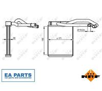Heat Exchanger, interior heating for HYUNDAI TERRACAN NRF 54290