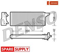 HEAT EXCHANGER, INTERIOR HEATING FOR IVECO DAILY DENSO DRR12001