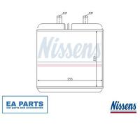 Heat Exchanger, interior heating for IVECO DAILY NISSENS 71810