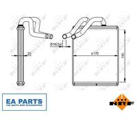 Heat Exchanger, interior heating for KIA SORENTO I SORENTO I VAN NRF 54301