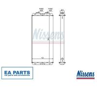 Heat Exchanger, interior heating for MERCEDES-BENZ ATEGO NISSENS 72048