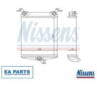 Heat Exchanger, interior heating for MERCEDES-BENZ C126 NISSENS 72001