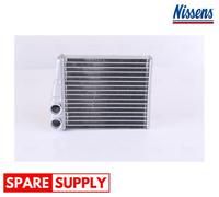 HEAT EXCHANGER, INTERIOR HEATING FOR MERCEDES-BENZ W169 W245 W246 NISSENS 72047