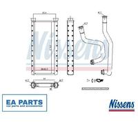 Heat Exchanger, interior heating for MITSUBISHI ATTRAGE MIRAGE NISSENS 707183