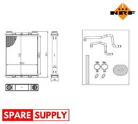 HEAT EXCHANGER, INTERIOR HEATING FOR NISSAN JUKE PULSAR NRF 54429