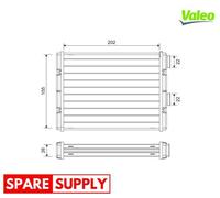 HEAT EXCHANGER, INTERIOR HEATING FOR NISSAN KICKS II SUV VALEO 811592