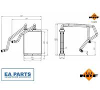 Heat Exchanger, interior heating for NISSAN X-TRAIL NRF 54436