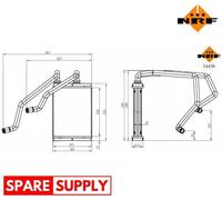 HEAT EXCHANGER, INTERIOR HEATING FOR NISSAN X-TRAIL NRF 54436