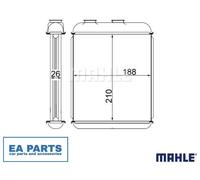 Heat Exchanger, interior heating for OPEL ASTRA H MAHLE AH 41 000S