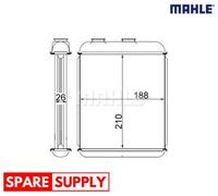 HEAT EXCHANGER, INTERIOR HEATING FOR OPEL ASTRA H MAHLE AH 41 000S