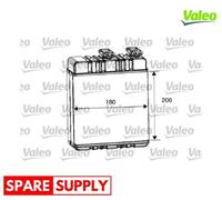 HEAT EXCHANGER, INTERIOR HEATING FOR OPEL ASTRA CLASSIC G VALEO 812222