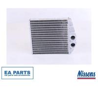 Heat Exchanger, interior heating for OPEL COMBO CORSA C NISSENS 72661