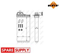 HEAT EXCHANGER, INTERIOR HEATING FOR PEUGEOT 206 206+ 307 NRF 54332
