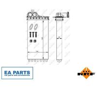 Heat Exchanger, interior heating for PEUGEOT 206 206+ 307 NRF 54332