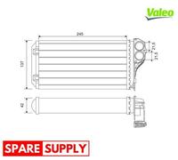 HEAT EXCHANGER, INTERIOR HEATING FOR PEUGEOT 307 VALEO 812322