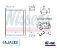 Heat Exchanger, interior heating for PEUGEOT 308 NISSENS 71167