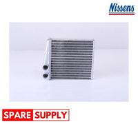 HEAT EXCHANGER, INTERIOR HEATING FOR RENAULT CLIO MODUS TWINGO NISSENS 72206