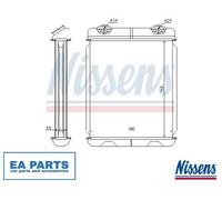 Heat Exchanger, interior heating for RENAULT ESPACE LAGUNA NISSENS 73341