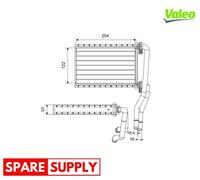 HEAT EXCHANGER, INTERIOR HEATING FOR SUZUKI NEO BALENO SWIFT SX4 VALEO 811535