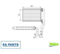 Heat Exchanger, interior heating for SUZUKI NEO BALENO SWIFT SX4 VALEO 811535